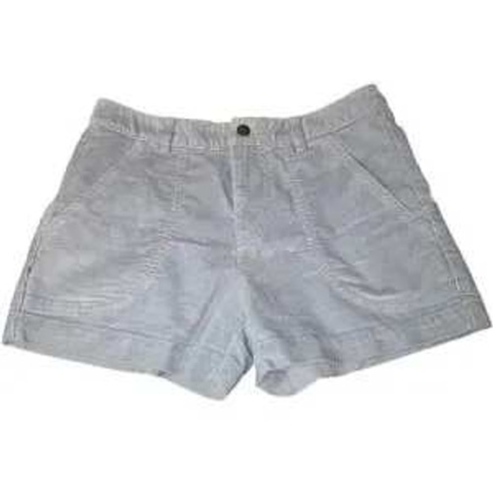 Patagonia Womens Organic Cotton Corduroy Stand Up Shorts Light Blue Size 4